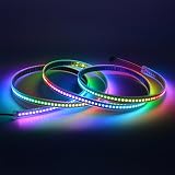 MOKUNGIT WS2812B LED Strip 3.2FT 1M 144Pixels/m Programmable LED Strip Light WS2812B WS2811 Built-in