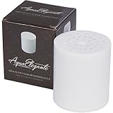 Aqua Elegante High Output Luxury Shower Filter - Best Chlorine Removing Filtration System & Cartridg