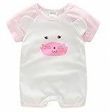 nico+(ニコプラス) ロンパース 股下 スナップ ボーダー パステルカラー ベビー 服 Type3 73cm