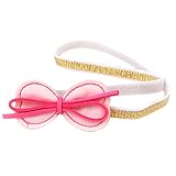 qinlee幼児新生児ベビー女の子クリスマス装飾蝶結びヘアピン頭飾り S ピンク 9SQ2125176PKMJ8