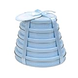 Child to Cherish Handprint Tower of Time Oval, Blue by Child to Cherish