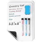 LUYING 磁気ホワイトボード2枚 簡単な描画 簡単貼り付け 磁気伝言板 メモボード(A4*2枚)