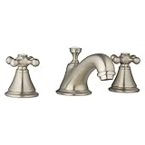 Grohe K20800-18731-EN0 Seabury Lavatory Cross Faucet Kit, Brushed Nickel [並行輸入品]