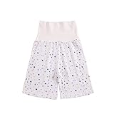 DWSIOOW　キッズ　ベビー服　メッシュパンツ　腹巻き付きパンツ　夏のベビー肌着　綿100%　ハーフパンツ　シンプル　カジュアル　男の子　女の子　スパッツ　ショートパンツ　通園 通学 ルームウェア　