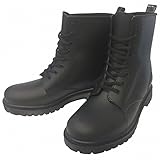 [ヤヌークゴラ] レースアップレインブーツ 防水・防滑 メンズ ブラック 27.0 cm