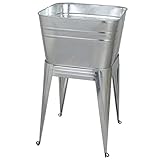 DULTON STAND TUB GALVANIZED B650-817GV スタンドタブガルバナイズドダルトン　プランター