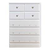 アルファタカバ ディズニー家具 キッズチェスト ミッキーチェスト 幅75cm 5段チョイスミッキー(ホワイト)取っ手クリスタルクリア