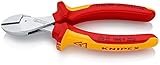 クニペックス (KNIPEX) ニッパー KNIPEX 7306-160TBK 絶縁コンパクトニッパー 落下防止(BK) 7306-160TBK