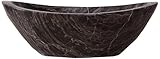 Virtu USA VST-2069-BAS Doris Vessel Sink with Natural Coffee Marble [並行輸入品]