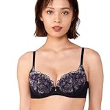 [トリンプ] 天使のブラ(R) 魔法のハリ感586 ブラジャー M014(ブラック) E75サイズ