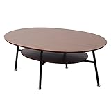 センターテーブル 幅90×奥行60×高さ36(cm) ダークブラウン・ブラウンの2色展開 TAS-0009BR