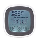 Eremi（TM）プローブのタイミングアラームtermometroのDIGITALEのthermometreとミニLCDキッチンタイマーデジタル肉料理温度計