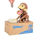 SizeT Mechanical Cute Monkey保存銀行コイン貯金箱ギフトボックスコレクション
