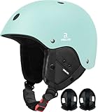 ARELAX スキー ヘルメット スノボ ヘルメット アジア専用 スノーボード ヘルメット 子供 大人 ジュニア 2セットライナー 洗濯可能