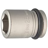 トネ(TONE) インパクト用ソケット HP6NV-25 差込角19.0mm(3/4") 二面幅25mm