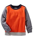 OshKosh Boys 'カラーブロックフレンチテリープルオーバー;オレンジ/グレー/ネイビー( 6 m )
