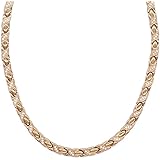 Fitaco ネックレス ジルコン ゲルマニウム ヘマタイト ステンレス 上品 ファッション ギフト ローズゴールド