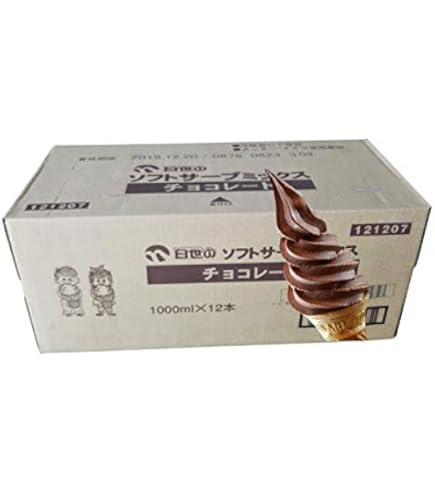 Amazon.co.jp: 日世 ソフトミックス 北海道ソフトクリーム 1ℓ×12本