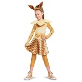 Disguise ポケモン イーブイ コスチューム 子供用 ガールズ デラックスキャラクター 衣装 子供サイズ L (10-12) ブラウン