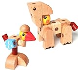 〆マグネットウッデンブロック【アニマル】