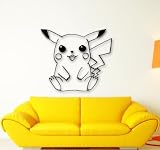 Wall Stickers Vinyl Decal Pikachu Manga Anime Pokemon Nursery Kids Room by Crystal Emotion [並行輸入品]