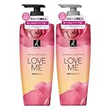 【ELASTINE 公式】 エラスティン パヒューム ヘアケアシリーズ シャンプー&コンディショナー ラブミー 本体セット 600mL ダメージ補修