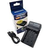 str VW-BC10-K パナソニック 互換充電器USBチャージャー VW-VBK360-K/VW-VBK180-K/VW-VBT190-K/VW-VBT380-K/HDC-TM70 HDC-TM60 HDC-HS60 HDC-TM35 HDC-TM90 HDC-TM95 HDC-TM85 HDC-TM45 HDC-TM25 HC-V700M HC-V600M HC-V300M 対応