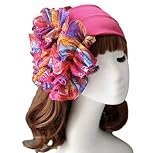 【J's select】ベリーダンス ヘアバンド ターバン ヘアアクセサリー レディース 髪飾り (ピンク)