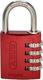 [T-4957661]ＡＢＵＳ　ナンバー可変式ステンレスシャックル南京錠　１４５ＩＢ－４０　レッド 145IB40RE