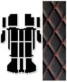 ［Ｄｅａｒ Ｃｏｌｏｇｎｅ］アルファード フロアマット 防水 車 30系 20系 10系 ヴェルファイア 7人 8人 高級 PVC 前期 後期 自動車 マット カーマット ハイブリッド ガソリン 1台分 dz097 30系C カラー2(ブラック×レッド)