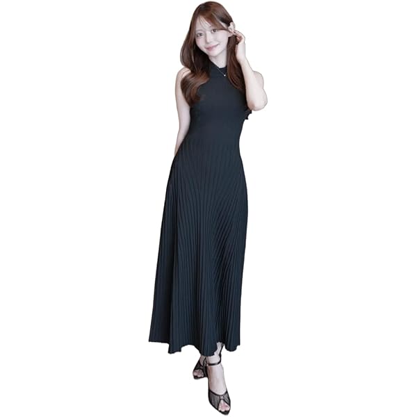 Amazon.co.jp: [かぐれ] 【予約】ピンタックキャミワンピース BLACK