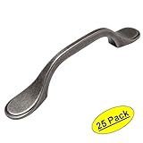 Cosmas ® 9533 WN風化ニッケルキャビネットハードウェアFootedハンドルプル – 3 "インチ( 76 mm )穴中心 – 25パック
