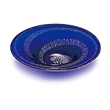 水盤 津軽びいどろ工房 ブルー金 ブルー F-77687