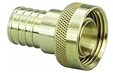 Viega PureFlowゼロリード真鍮Pexクリンプ供給アダプタwith 3 / 4 " x 1クリンプX Manabloc供給 10 Pack 46414VIE-10 10