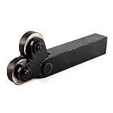 uxcell ローレットホルダー 10.2×2×1.8cm ダブルホイール リニア