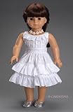 Carpatina American Girl Dolls Fleur Blanc Dress [並行輸入品]
