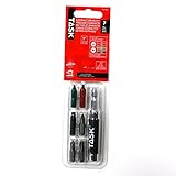 Task Tools T67955 Robertson/Phillips Screwdriver Power Insert Bit Set with Compact Drive Guide, 7-Pi