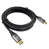 Cablecc DisplayPort 1.4 8K 60hzケーブルUltra-HD UHD 4K 144hz Mini DP to DP Cable 7680 * 4320 for Video PC Laptop TV 1M