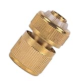 Perfk メス1/2 "　クイックコネクタ　ホースパイプ　水管　真ちゅう　ガーデン