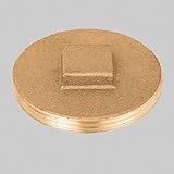 Sioux Chiefクリーンアウト交換プラグ真鍮4 "