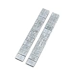 uxcell ホイールバランスウェイト 59.5g 接着剤 バック ホイールバランスウェイト ストリップ オートバイ用 140 x 19mm 2個入り