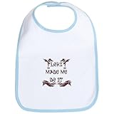 CafePress Loki Made Me Do It Bib - Standard Sky Blue by CafePress
