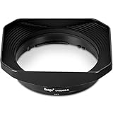 Haoge メタルスクエアレンズフード Sony FE 40mm F2.5 G FE 50mm F2.5 G FE 24mm F2.8 G レンズシェード Sony A7CII A7CR A7R4 バヨネットマウント LH-S245G-N
