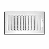 Truaire CA102M 10X06(Duct Opening Measurements) 2-Way Aluminum Supply 10-Inch by 6-Inch Sidewall or 