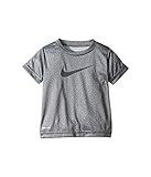 (ナイキ) NIKE キッズTシャツ Faux Heather Dri-FIT Short Sleeve Tee (Toddler) Wolf Gray Heather 4T Toddler n/a 