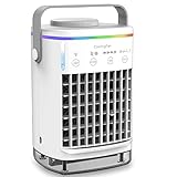 【2022年最新改良版】冷風機 冷風扇 小型 卓上冷風機 節電 省エネ 風量4段階調節 USB給電 4段タイマー機能