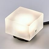 LIXIL TOEX　12V　美彩　グラスフロアライト　角形 床置タイプ　8 VLG52 SC　【ローボルトライト】　【エクステリア照明 ライト】 シャイングレー