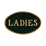 モンタギュー金属製品Ladies Oval Wall Plaque グリーン SP-37-HGG