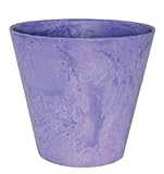 アートストーン ラウンド 17cm グレープ 4個入り ／底面給水型植木鉢（底栓付）