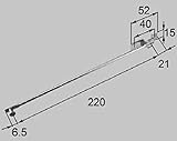 LIXIL部品 新日軽ブランド部品 装飾窓 片上下げ窓：内倒しアーム　L=220mm[A8AR1068B] シルバー[A8AR1068B]